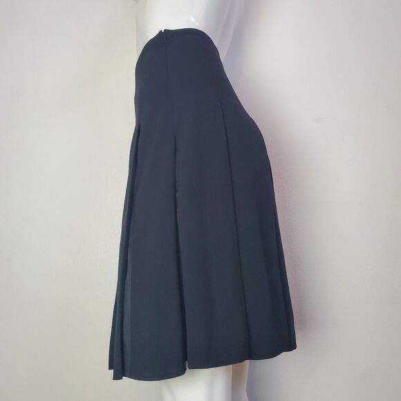 FLASH SALE Vintage Y2K Anthropologie Elevenses Black Pleated Skirt - Picture 1 of 6